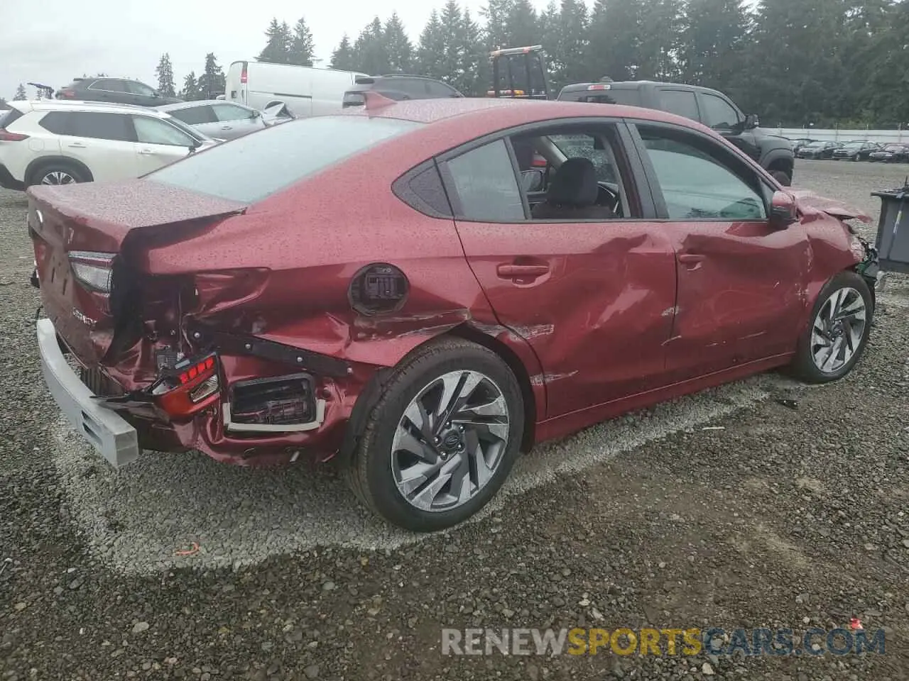 3 Фотография поврежденного автомобиля 4S3BWAN66S3011161 SUBARU LEGACY 2025