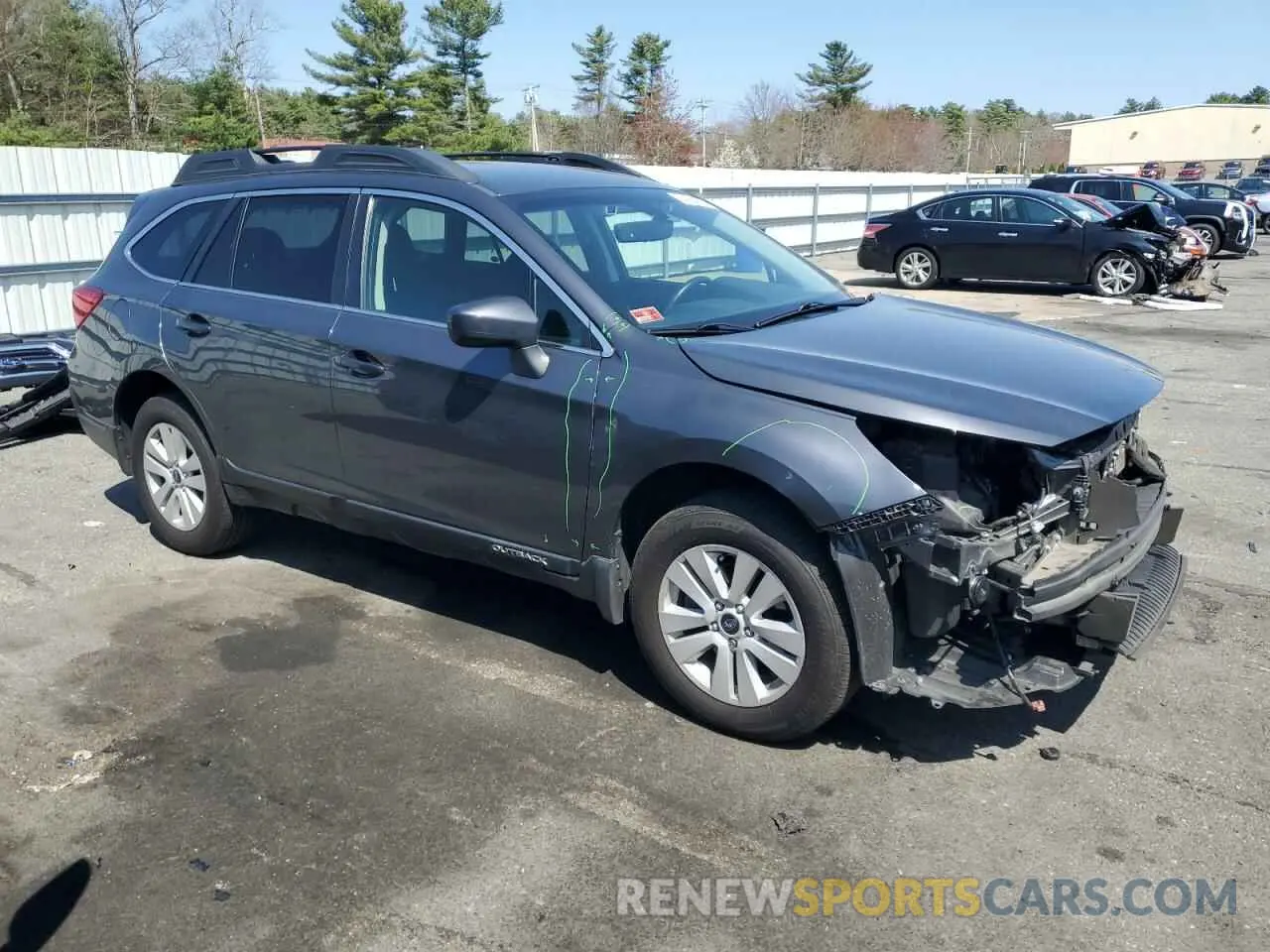 4 Фотография поврежденного автомобиля 4S4BSAFC3K3335678 SUBARU OUTBACK 2019