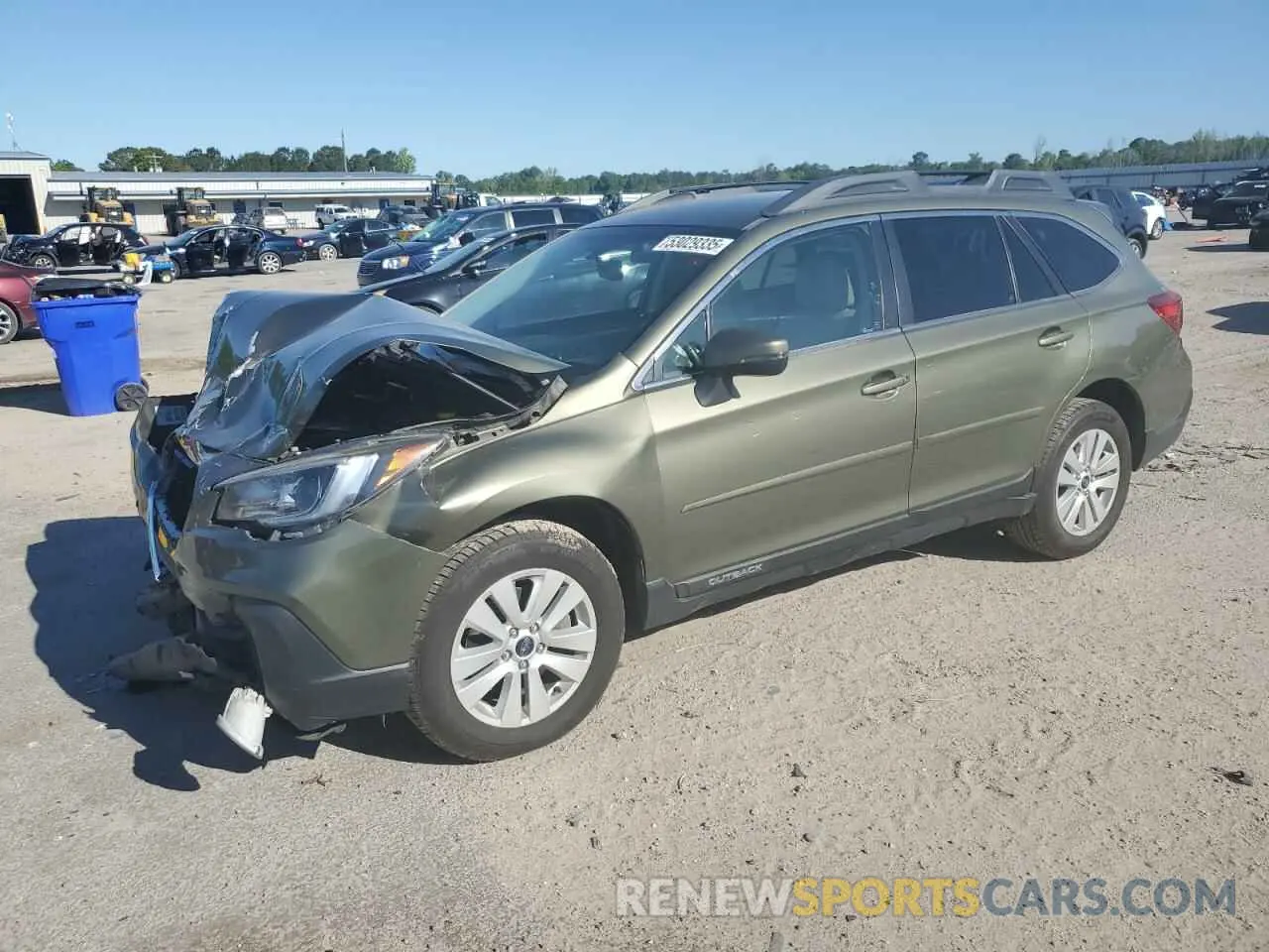 1 Photograph of a damaged car 4S4BSAFC5K3261776 SUBARU OUTBACK 2019