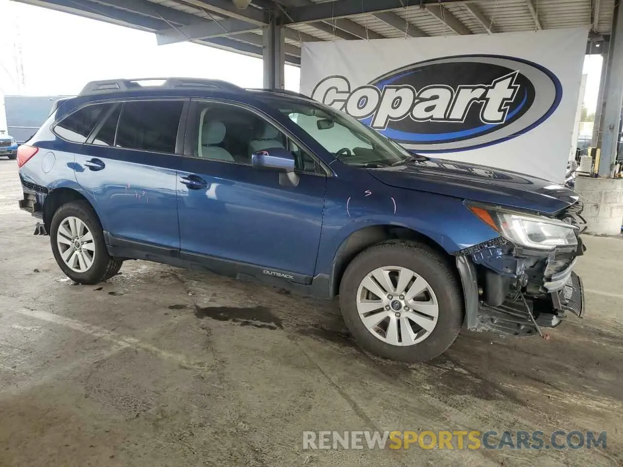 4 Photograph of a damaged car 4S4BSAFC5K3348707 SUBARU OUTBACK 2019