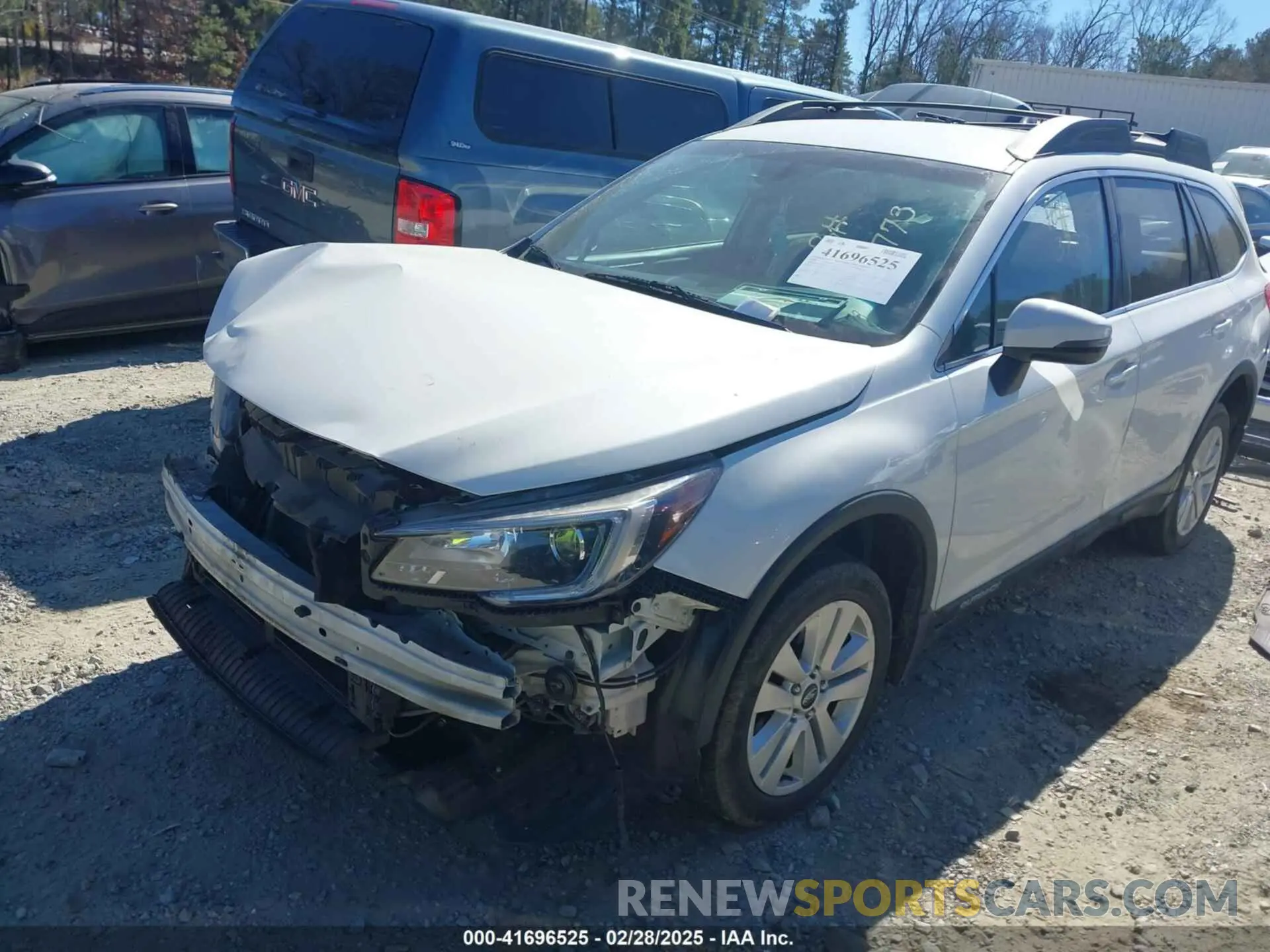 2 Photograph of a damaged car 4S4BSAFC5K3366320 SUBARU OUTBACK 2019