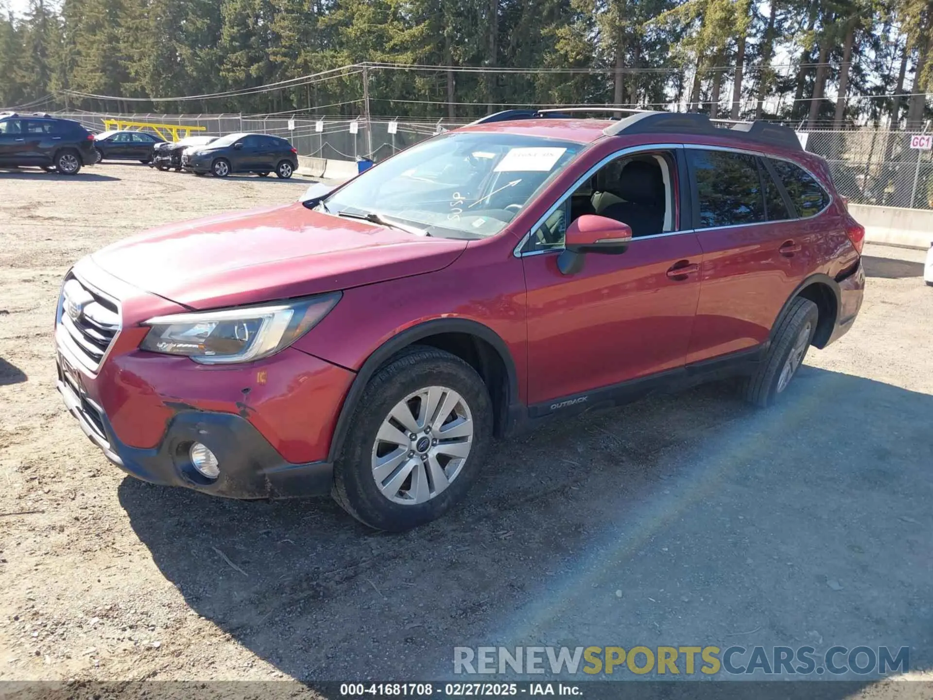 2 Фотография поврежденного автомобиля 4S4BSAFC6K3318468 SUBARU OUTBACK 2019