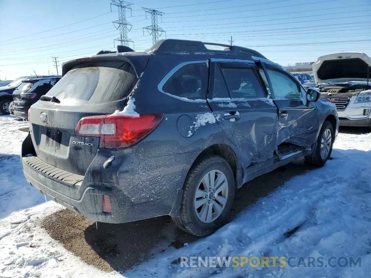 3 Photograph of a damaged car 4S4BSAFC6K3338106 SUBARU OUTBACK 2019