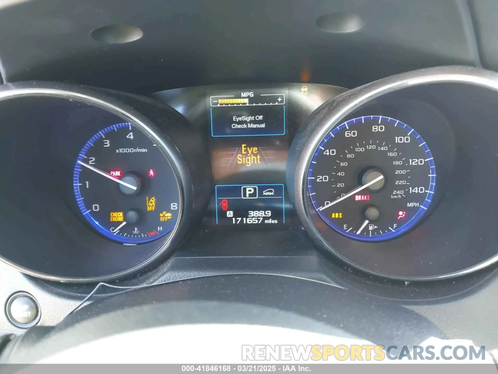 7 Фотография поврежденного автомобиля 4S4BSAFC7K3288087 SUBARU OUTBACK 2019