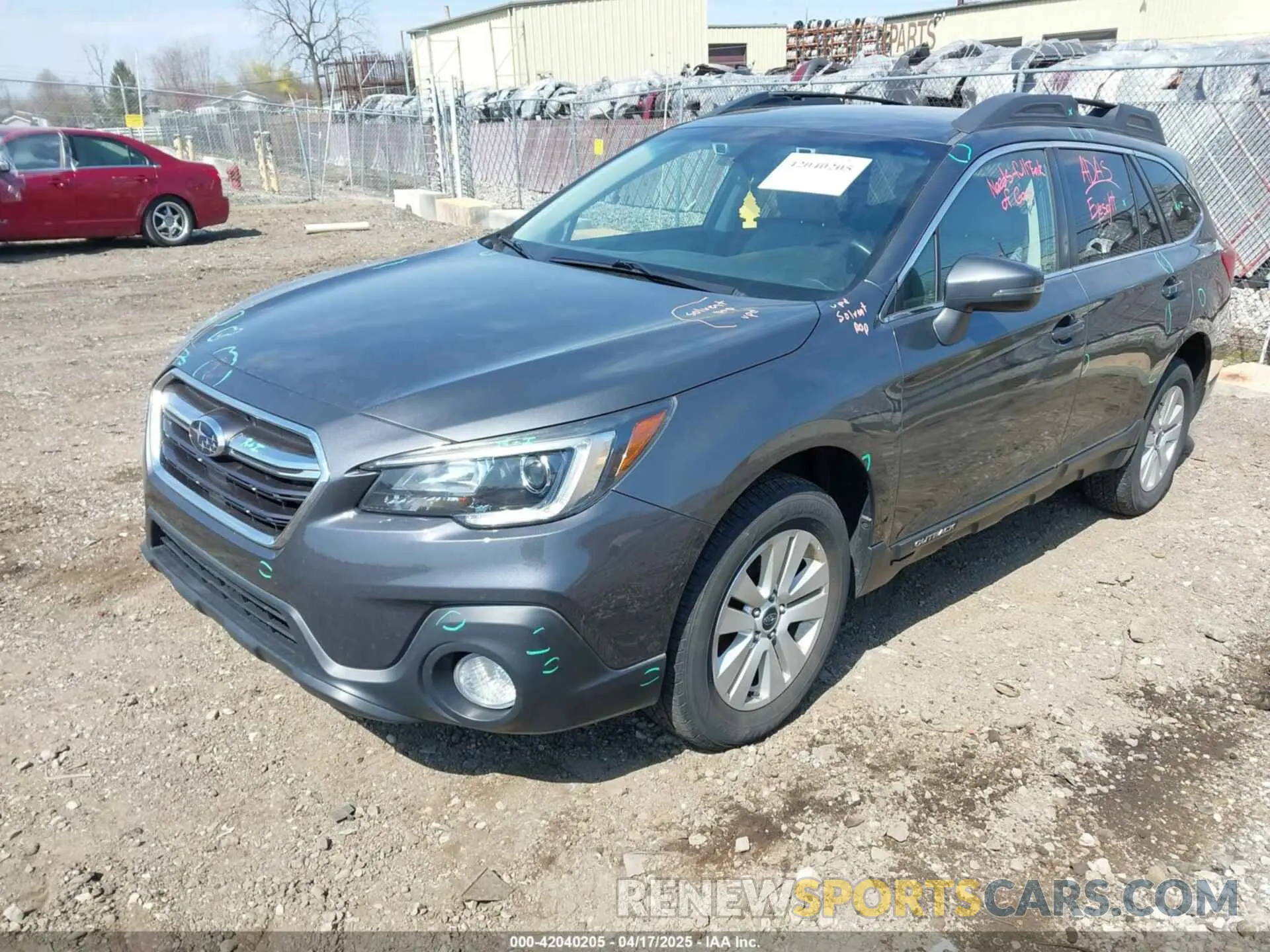 2 Фотография поврежденного автомобиля 4S4BSAFC7K3295606 SUBARU OUTBACK 2019