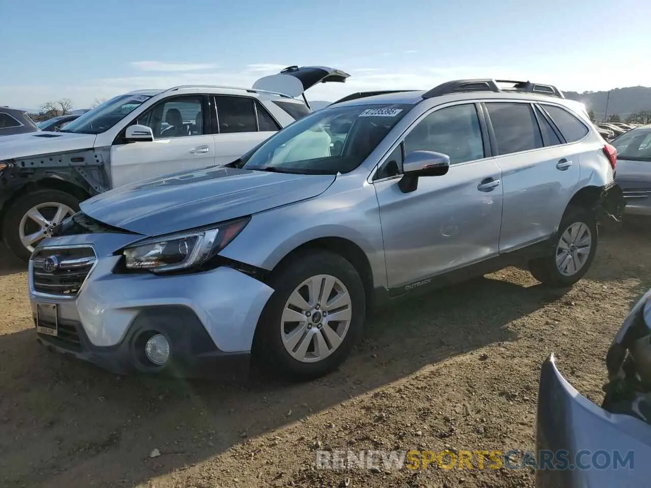 1 Photograph of a damaged car 4S4BSAFCXK3281702 SUBARU OUTBACK 2019