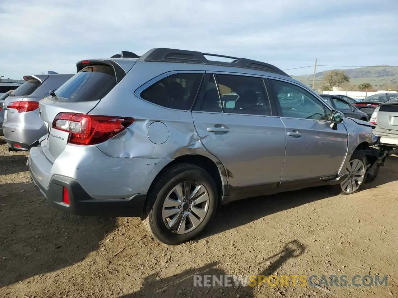 3 Photograph of a damaged car 4S4BSAFCXK3281702 SUBARU OUTBACK 2019