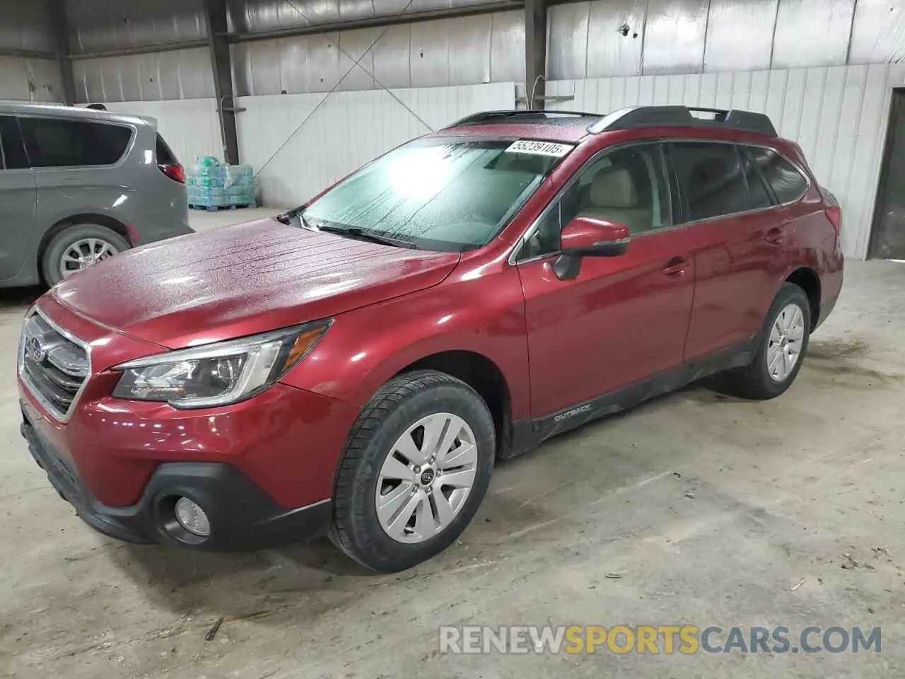 1 Photograph of a damaged car 4S4BSAHC0K3299607 SUBARU OUTBACK 2019