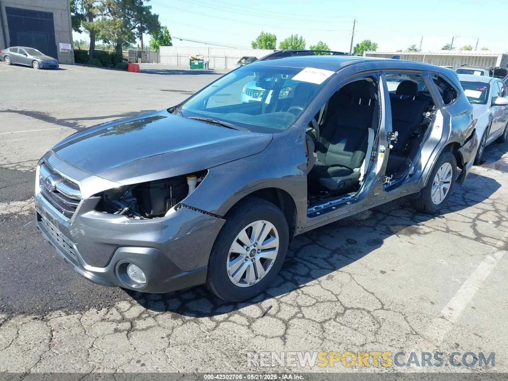 2 Photograph of a damaged car 4S4BSAHC2K3273073 SUBARU OUTBACK 2019
