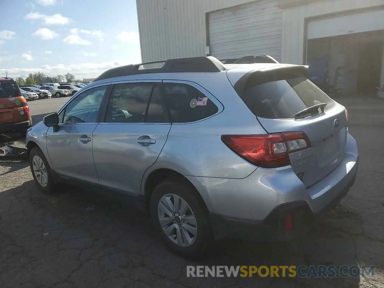 2 Photograph of a damaged car 4S4BSAHC4K3334584 SUBARU OUTBACK 2019