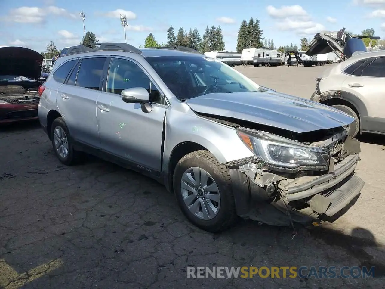 4 Photograph of a damaged car 4S4BSAHC4K3334584 SUBARU OUTBACK 2019