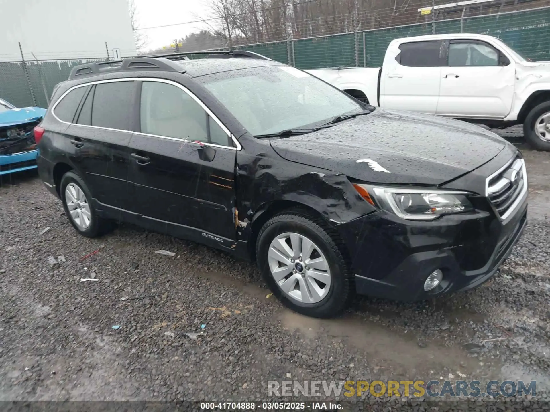 1 Photograph of a damaged car 4S4BSAHC8K3318470 SUBARU OUTBACK 2019