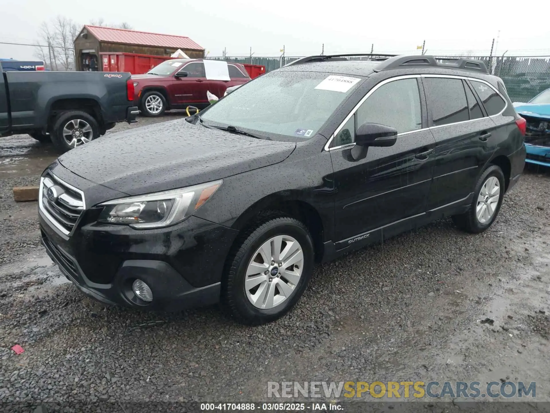 2 Photograph of a damaged car 4S4BSAHC8K3318470 SUBARU OUTBACK 2019