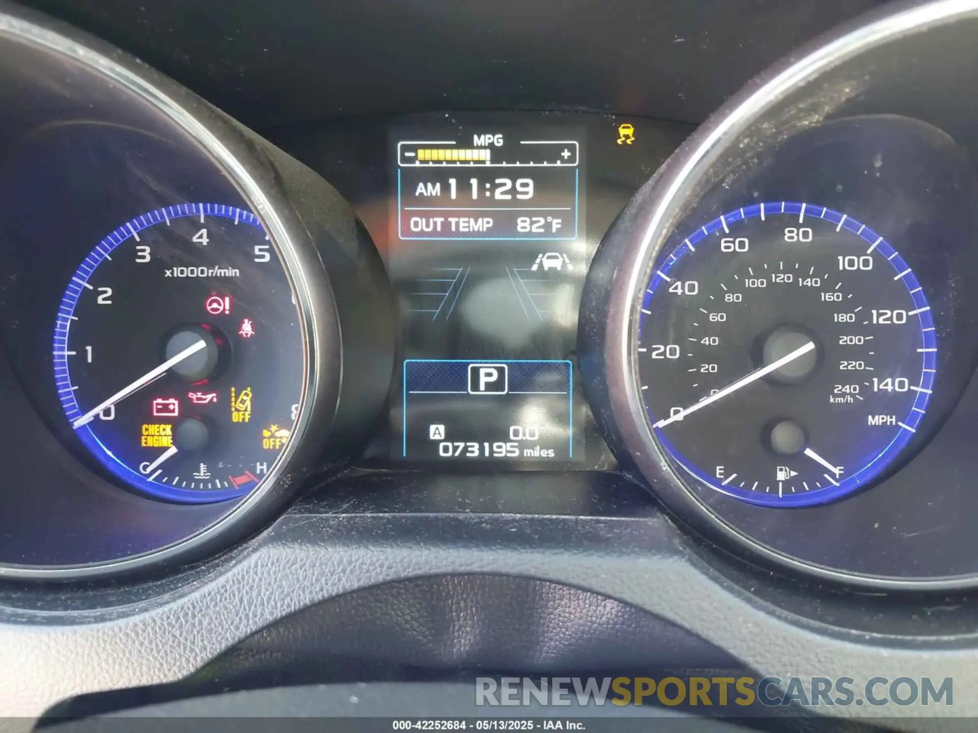 7 Photograph of a damaged car 4S4BSAHC8K3319392 SUBARU OUTBACK 2019