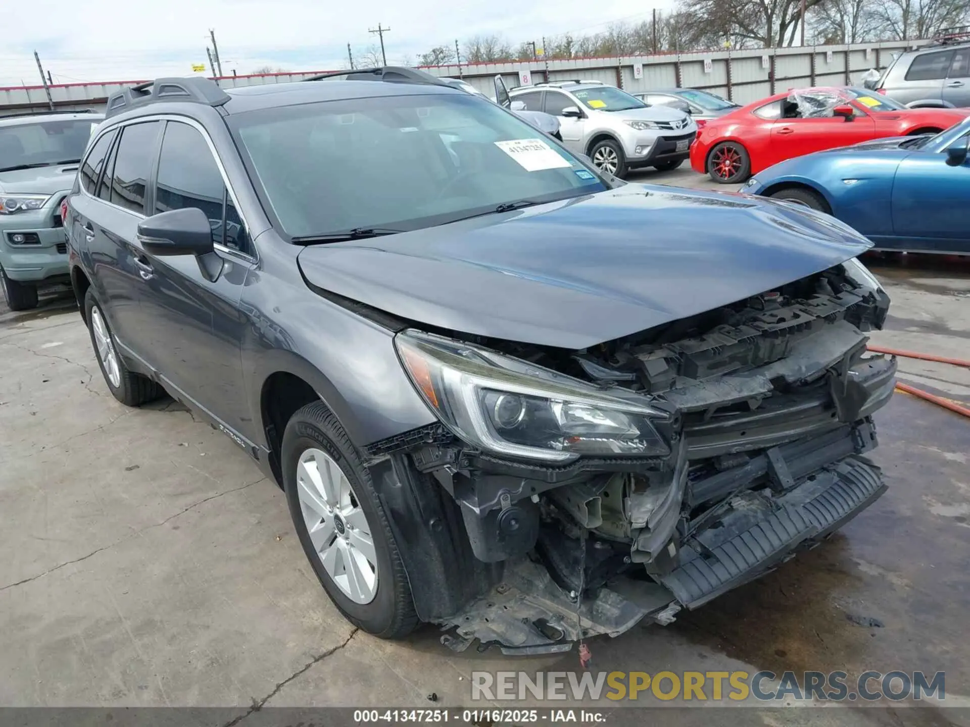 1 Фотография поврежденного автомобиля 4S4BSAHC9K3267528 SUBARU OUTBACK 2019
