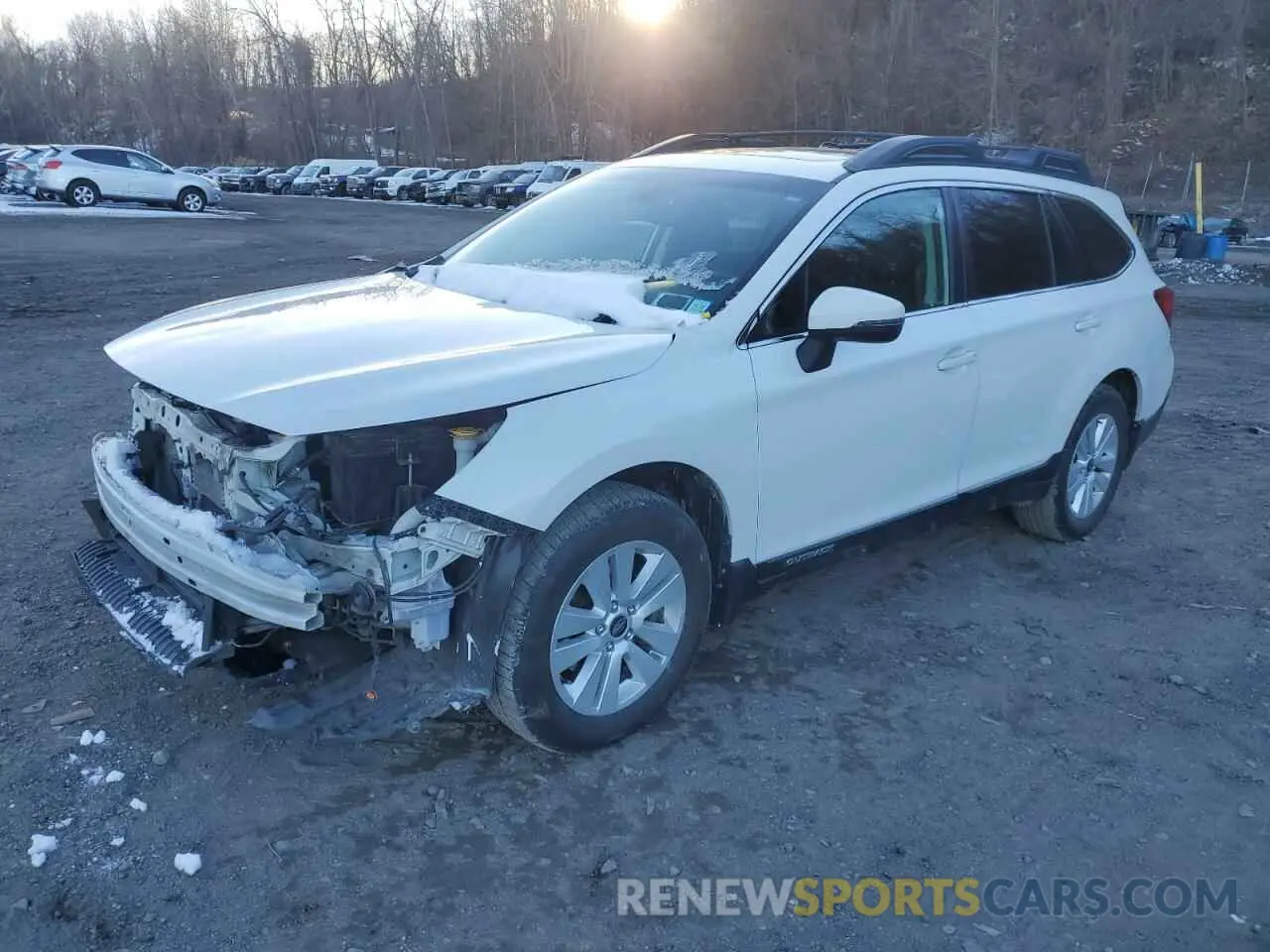 1 Photograph of a damaged car 4S4BSAHCXK3278988 SUBARU OUTBACK 2019