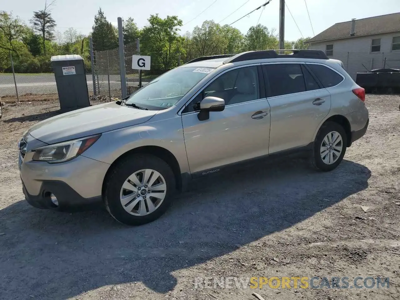 1 Photograph of a damaged car 4S4BSAHCXK3357609 SUBARU OUTBACK 2019