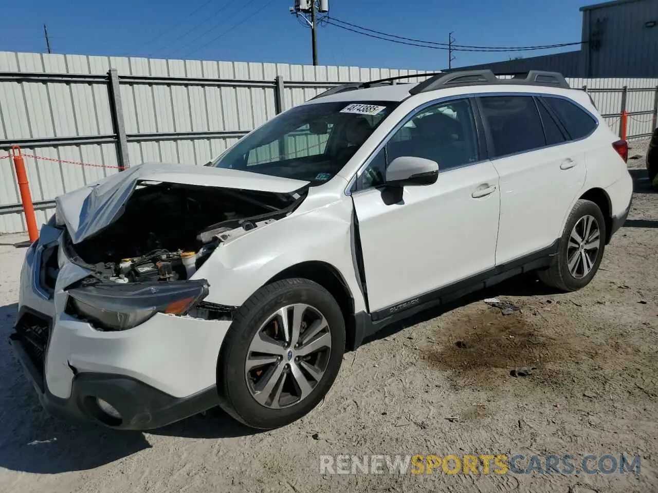 1 Photograph of a damaged car 4S4BSAJC5K3389085 SUBARU OUTBACK 2019