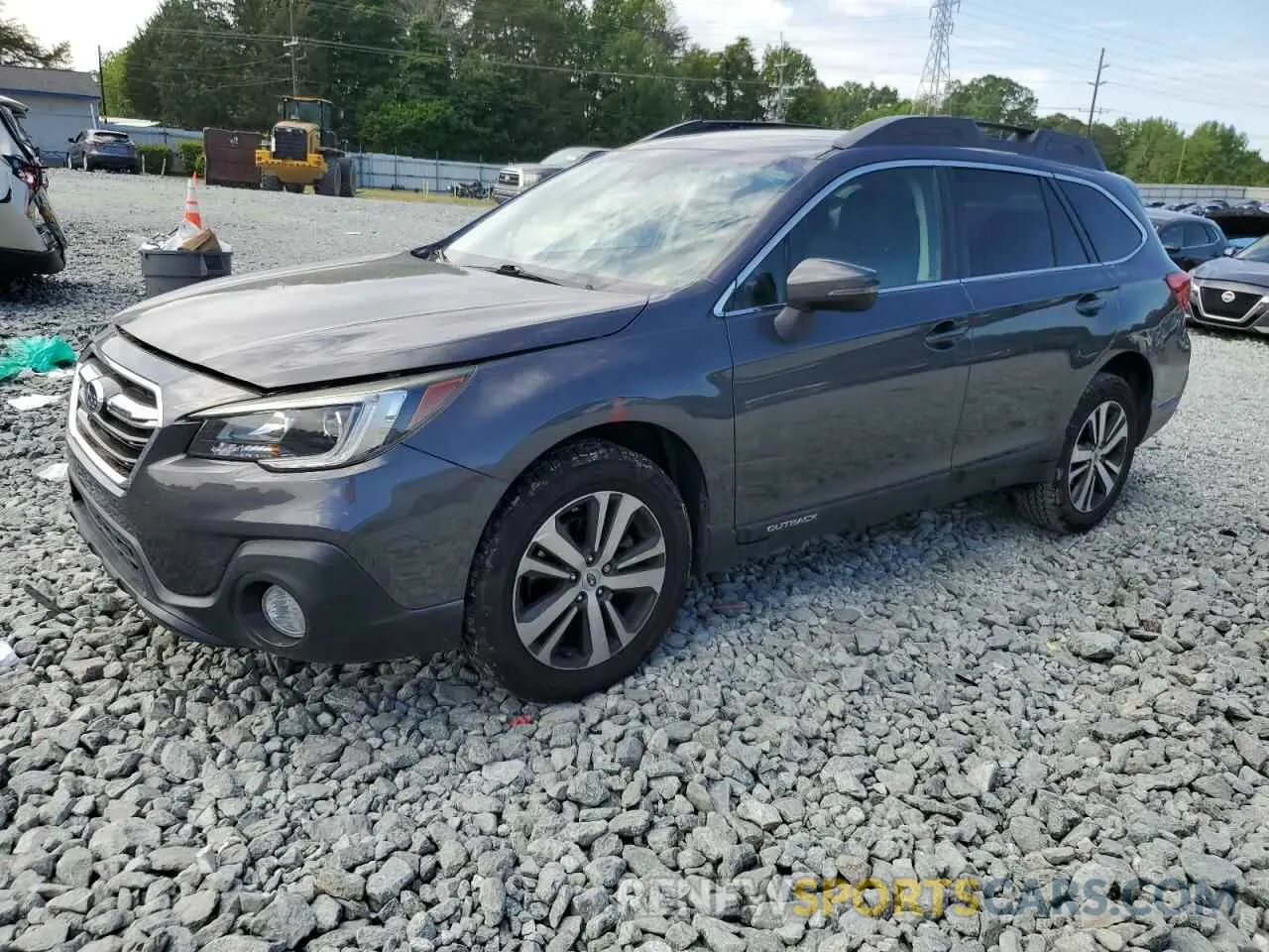1 Photograph of a damaged car 4S4BSAJC6K3288086 SUBARU OUTBACK 2019