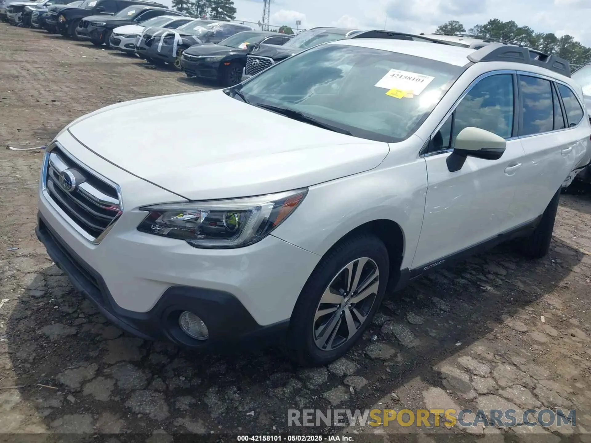 2 Photograph of a damaged car 4S4BSAJC7K3248468 SUBARU OUTBACK 2019