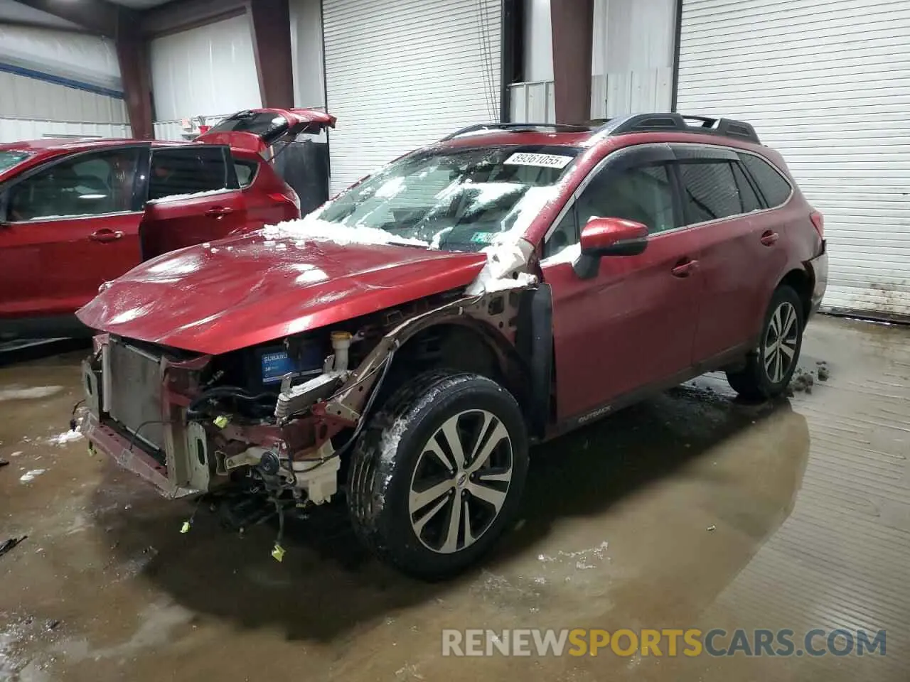 1 Photograph of a damaged car 4S4BSANC0K3218562 SUBARU OUTBACK 2019
