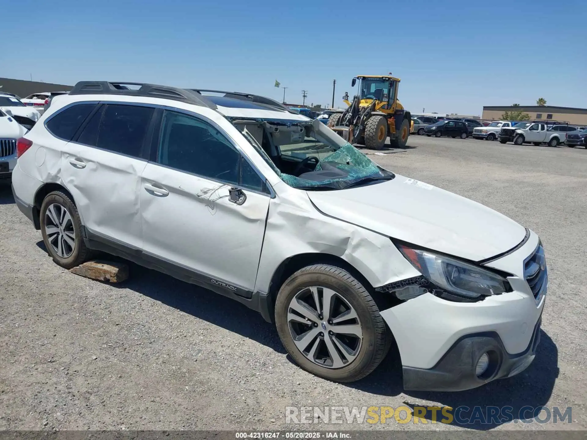 1 Photograph of a damaged car 4S4BSANC1K3225102 SUBARU OUTBACK 2019