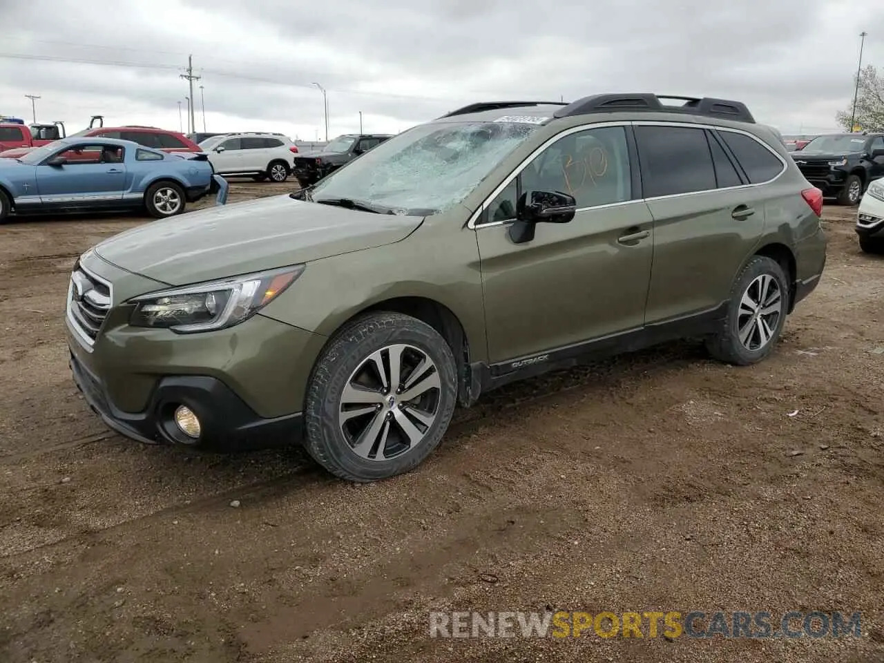 1 Photograph of a damaged car 4S4BSANC1K3240313 SUBARU OUTBACK 2019