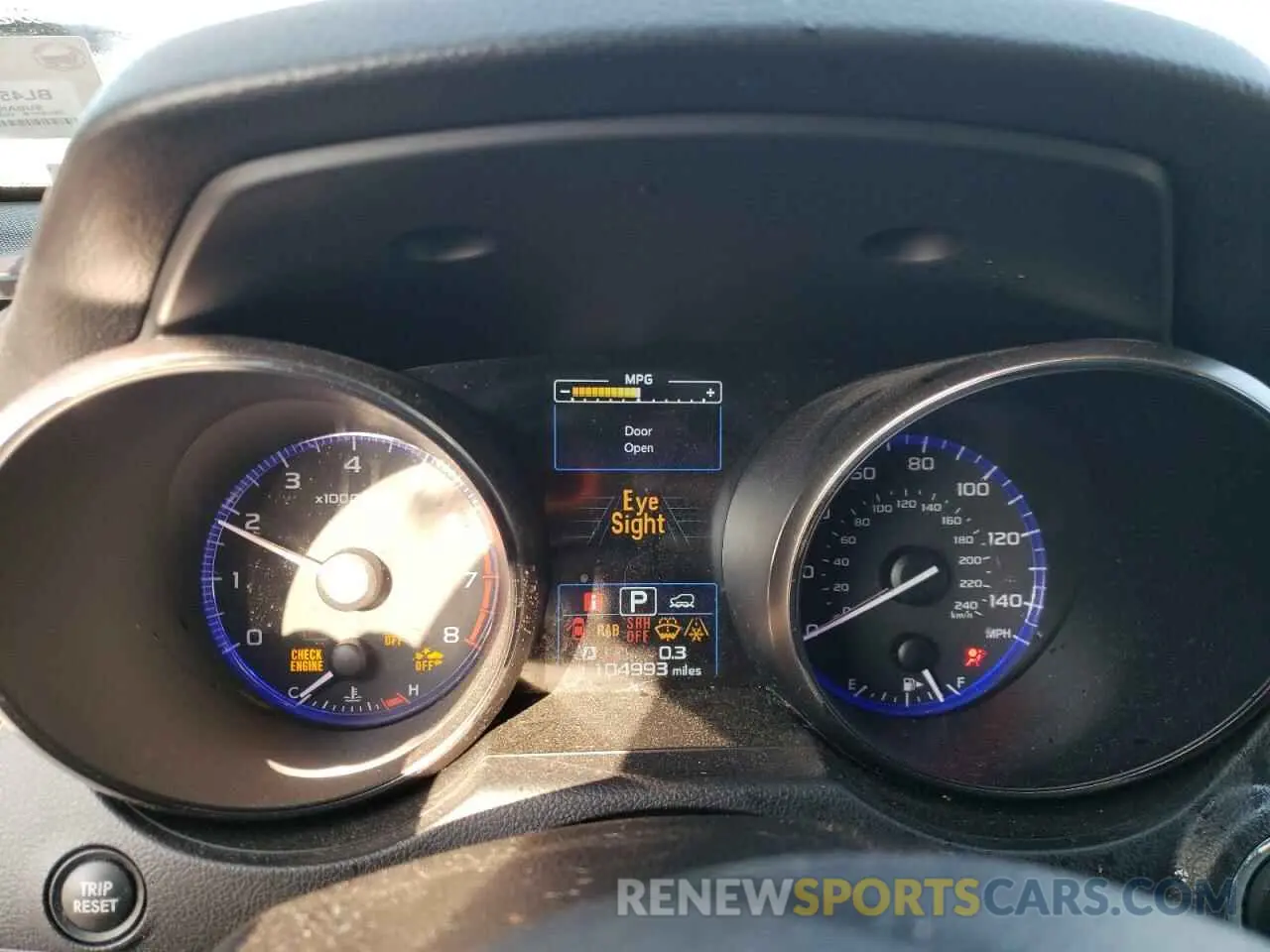 9 Photograph of a damaged car 4S4BSANC1K3295991 SUBARU OUTBACK 2019