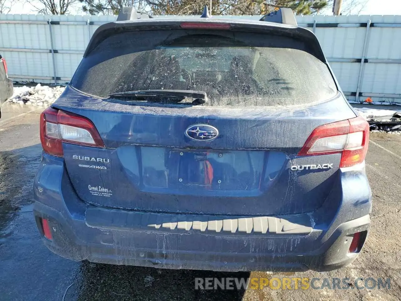 6 Photograph of a damaged car 4S4BSANC1K3349564 SUBARU OUTBACK 2019