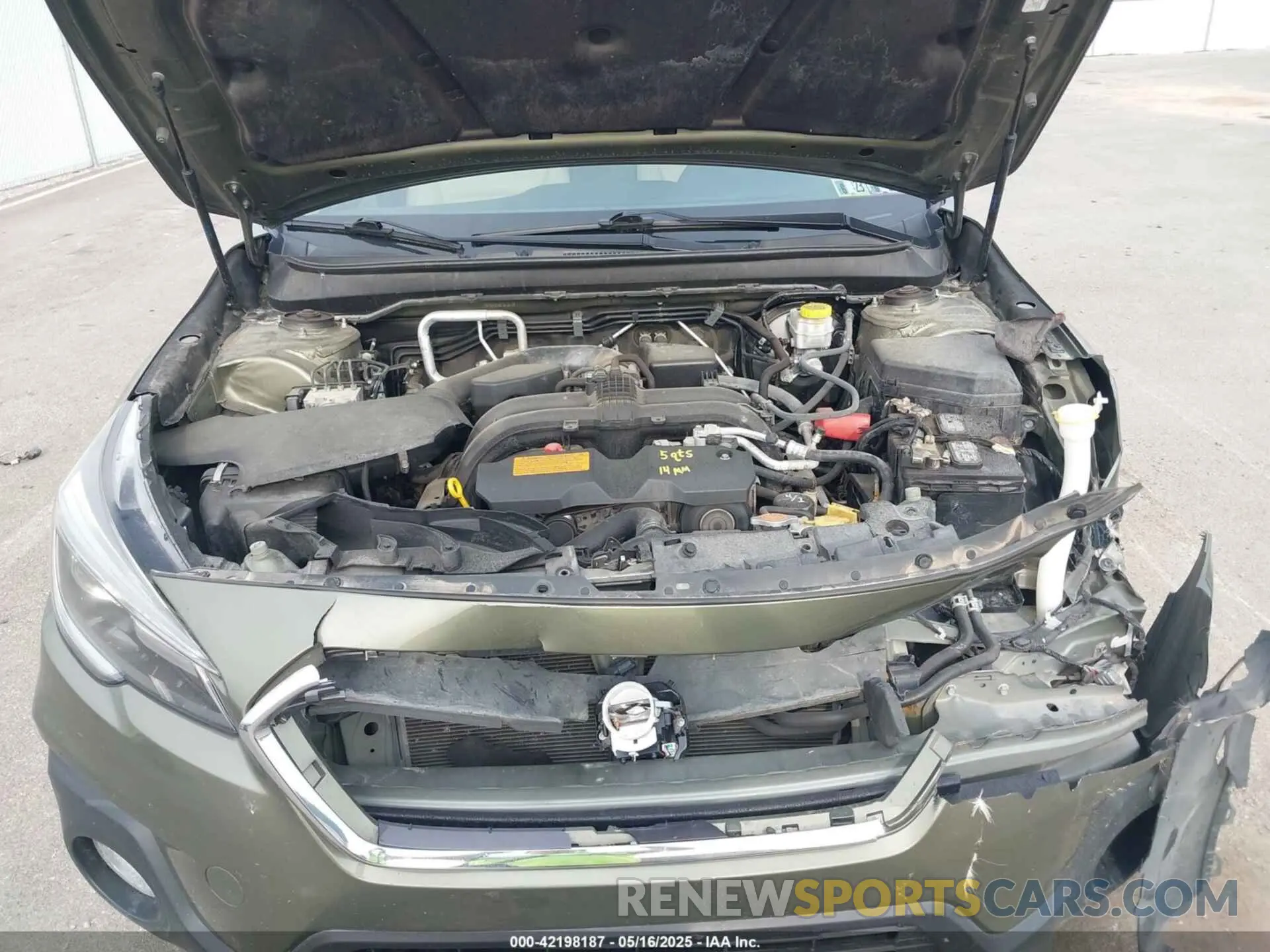 10 Photograph of a damaged car 4S4BSANC2K3276219 SUBARU OUTBACK 2019