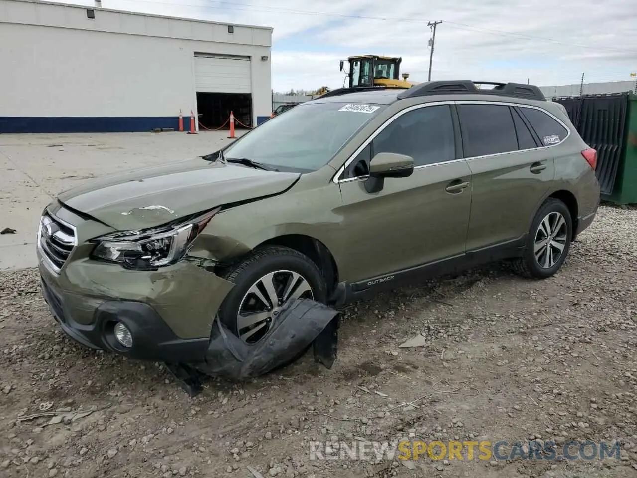 1 Photograph of a damaged car 4S4BSANC4K3231413 SUBARU OUTBACK 2019