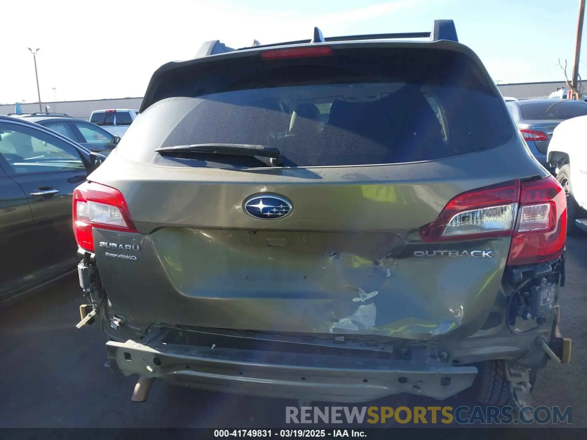 16 Photograph of a damaged car 4S4BSANC5K3215771 SUBARU OUTBACK 2019