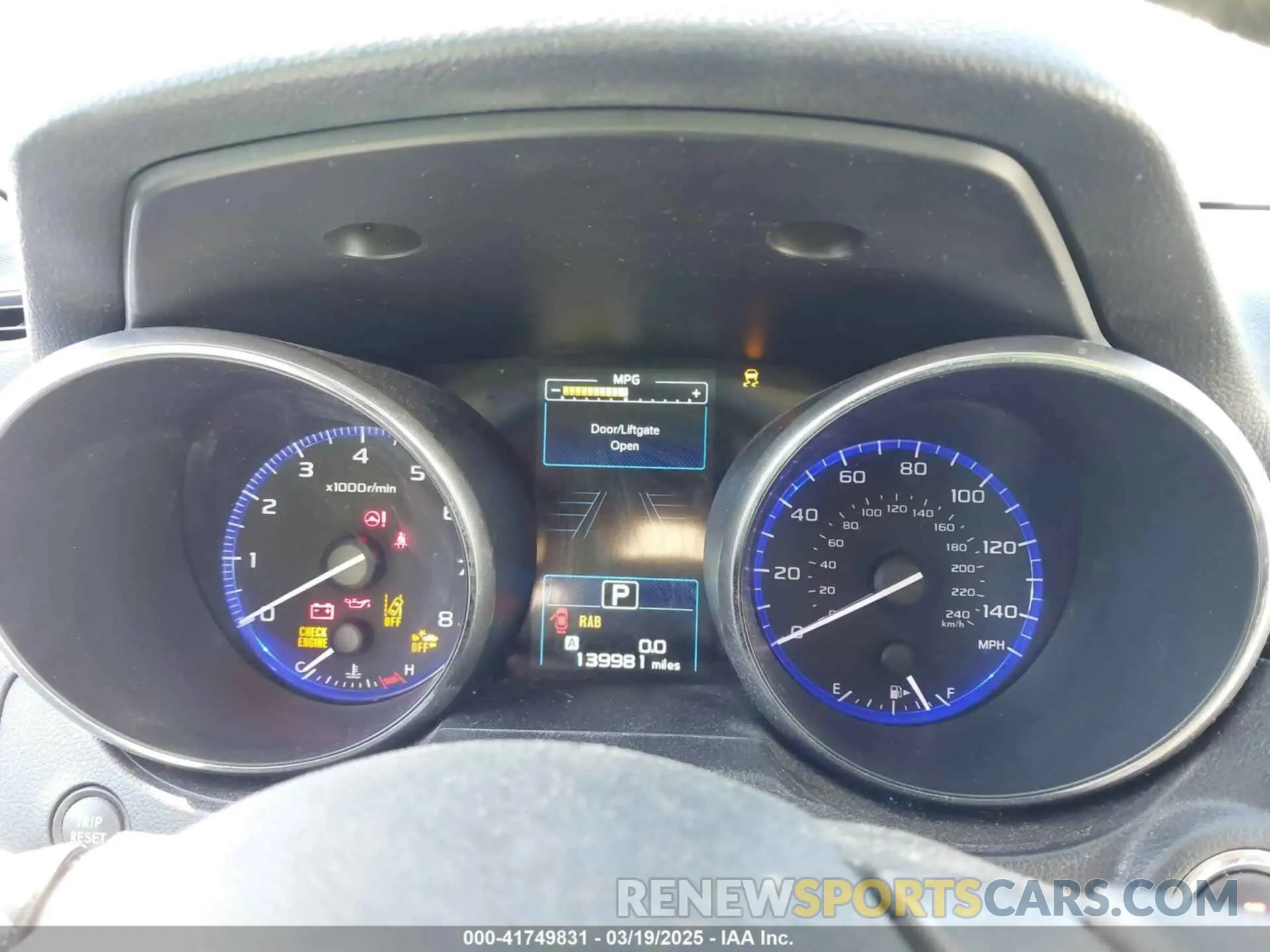 7 Photograph of a damaged car 4S4BSANC5K3215771 SUBARU OUTBACK 2019