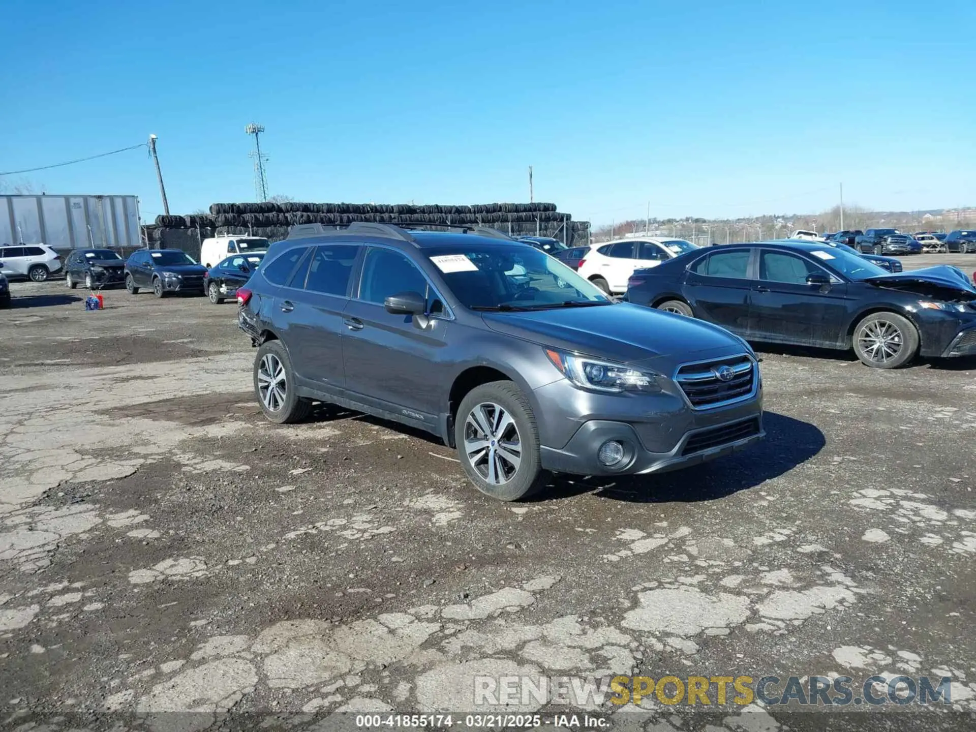 1 Photograph of a damaged car 4S4BSANC5K3254067 SUBARU OUTBACK 2019