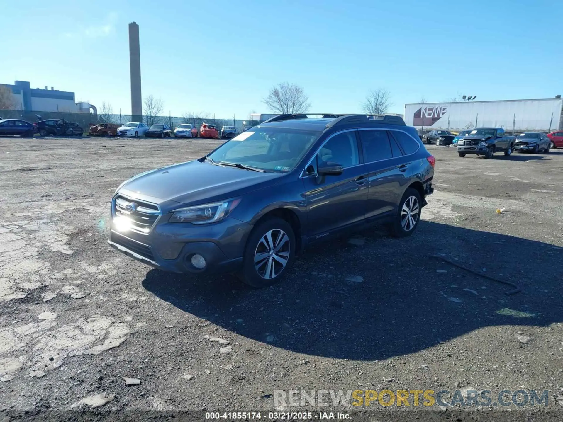 2 Photograph of a damaged car 4S4BSANC5K3254067 SUBARU OUTBACK 2019