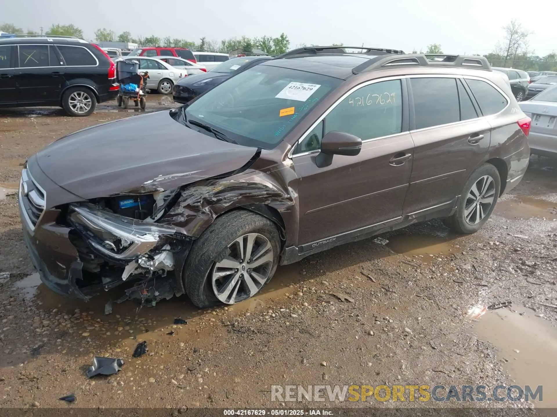 2 Photograph of a damaged car 4S4BSANC6K3297669 SUBARU OUTBACK 2019