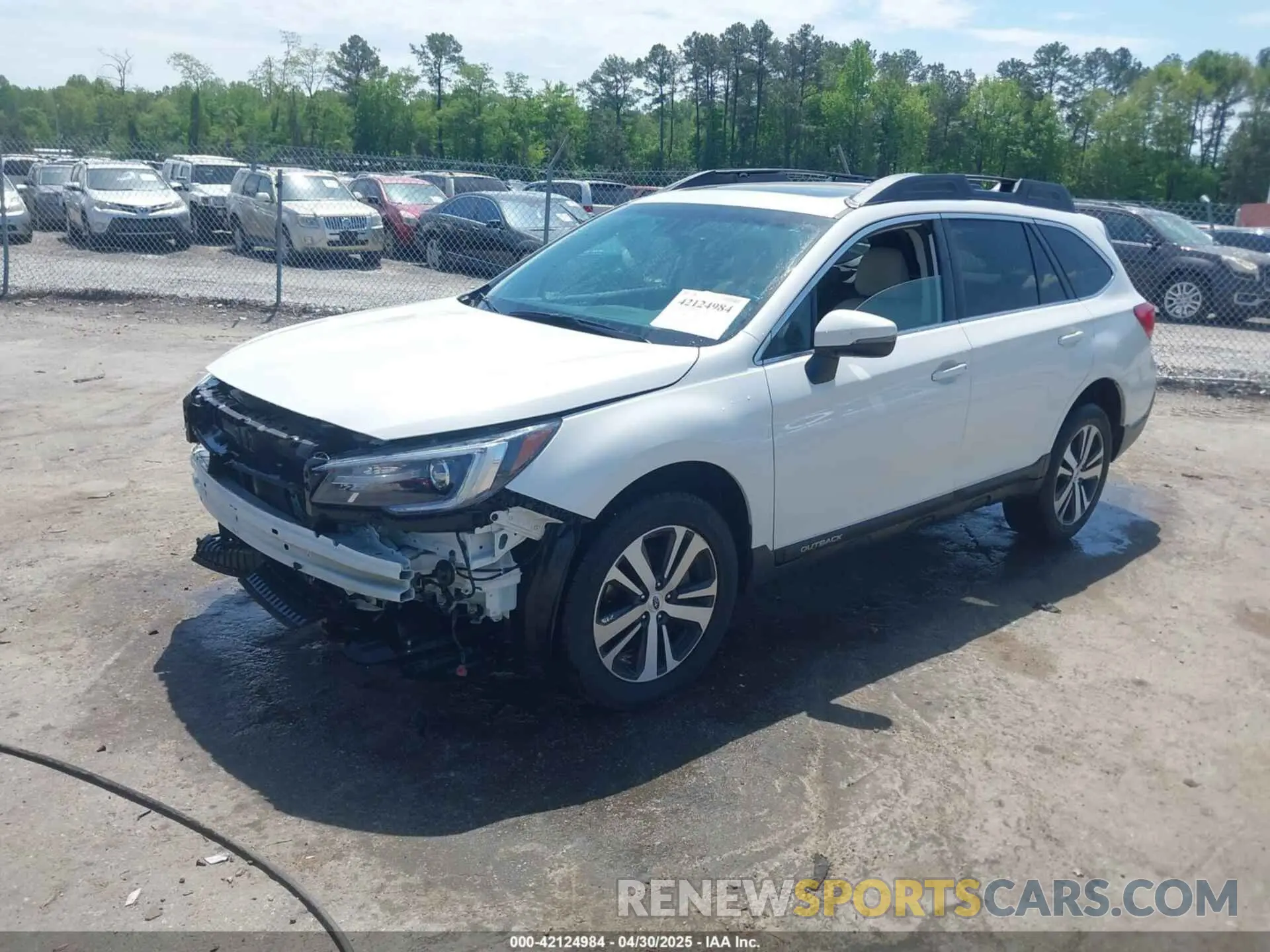 2 Photograph of a damaged car 4S4BSANC7K3335653 SUBARU OUTBACK 2019