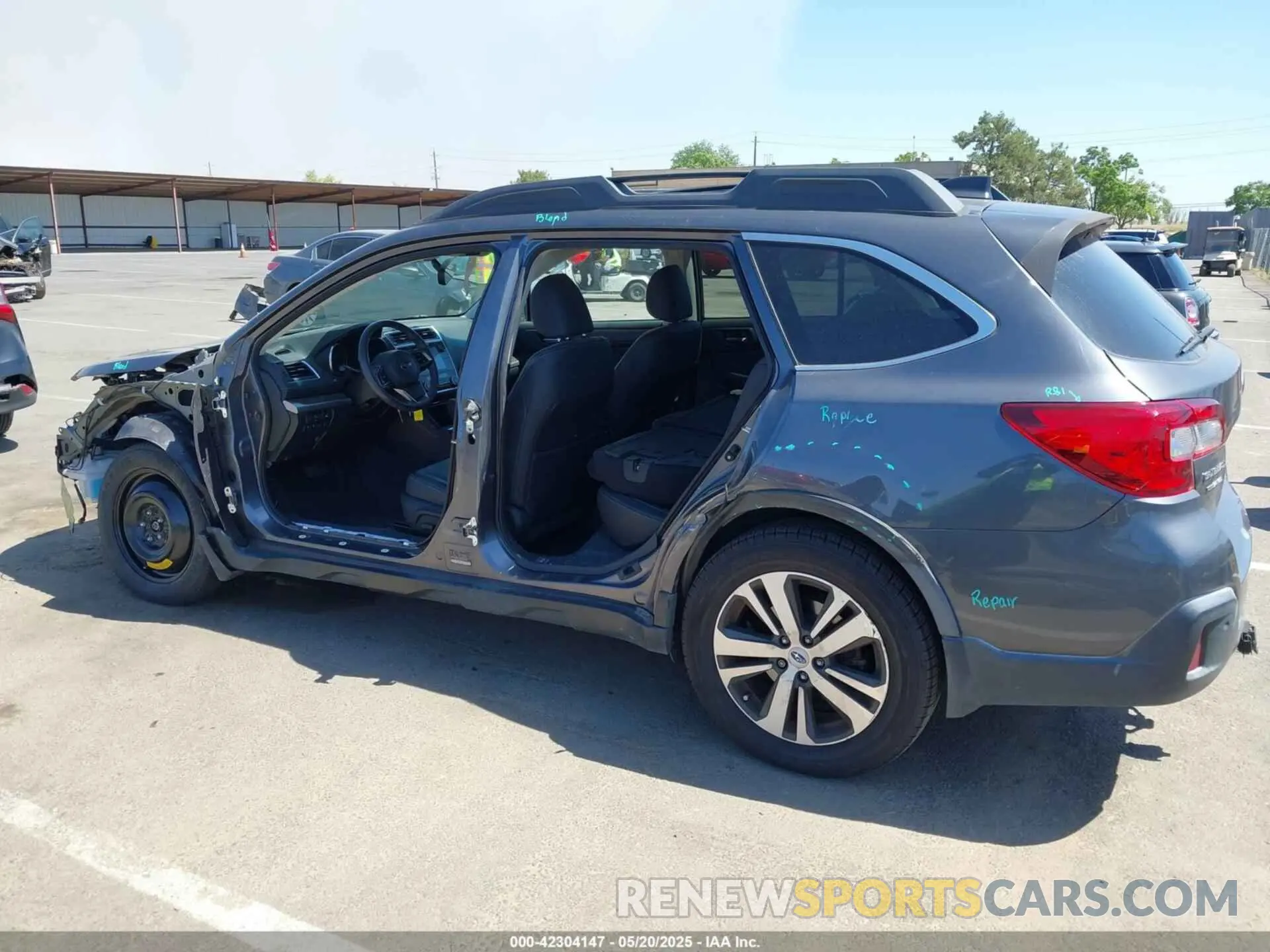 15 Photograph of a damaged car 4S4BSANC9K3355791 SUBARU OUTBACK 2019