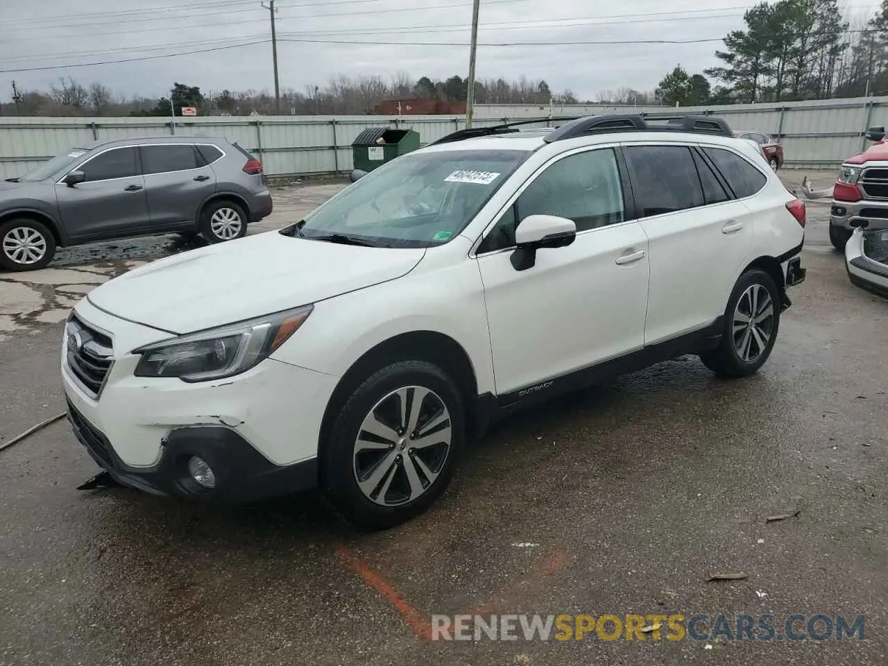 1 Photograph of a damaged car 4S4BSANCXK3246188 SUBARU OUTBACK 2019