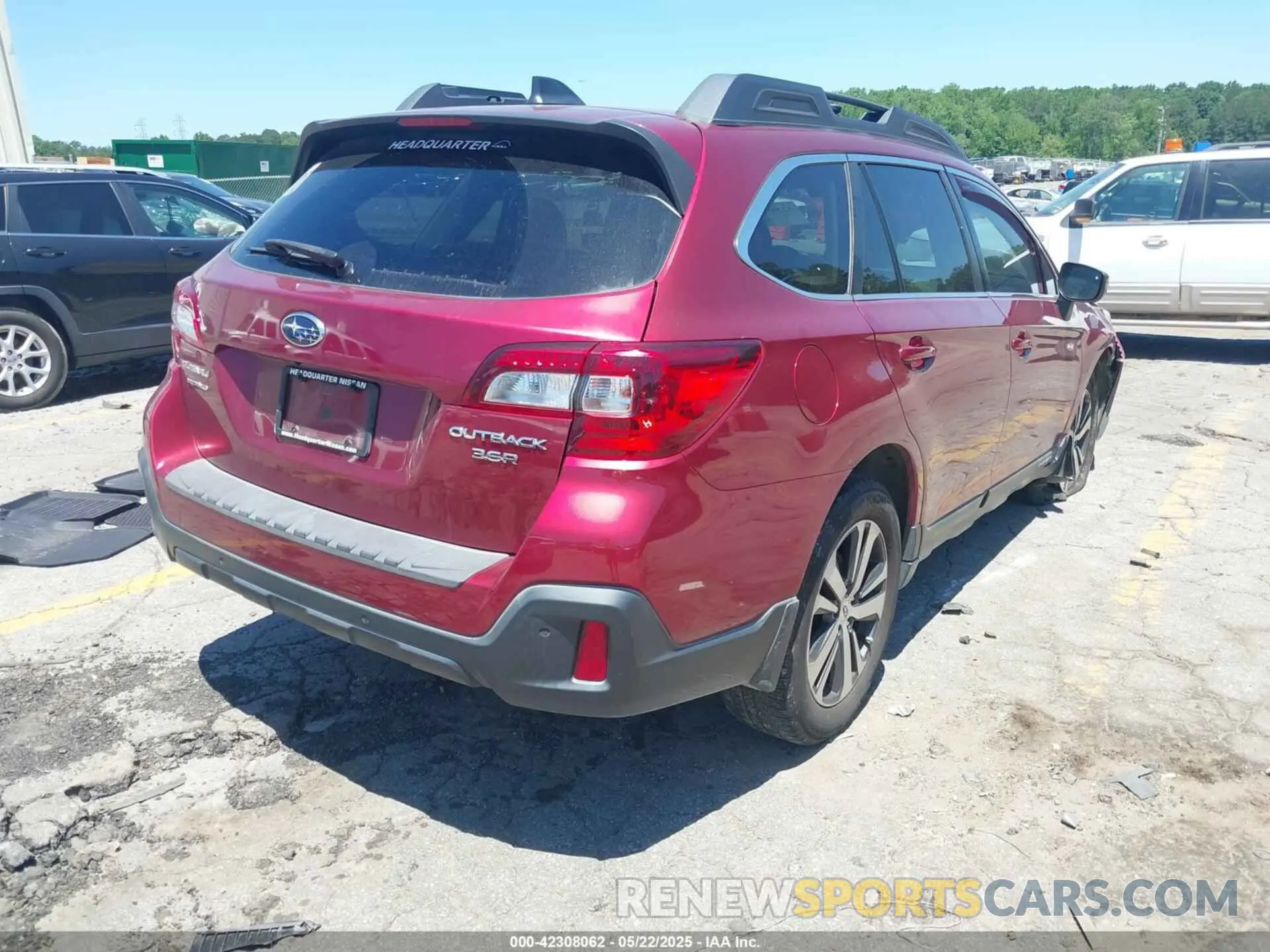 4 Photograph of a damaged car 4S4BSENC3K3228364 SUBARU OUTBACK 2019
