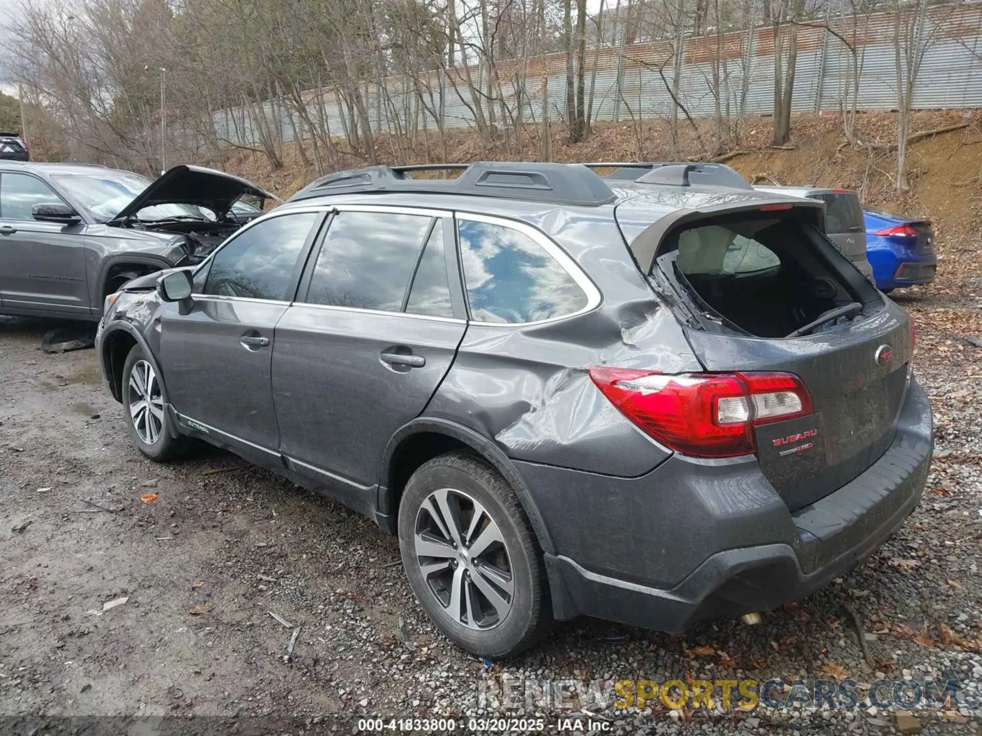 3 Photograph of a damaged car 4S4BSENC5K3307955 SUBARU OUTBACK 2019