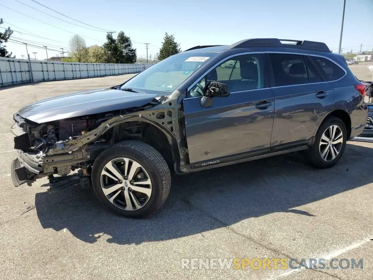1 Photograph of a damaged car 4S4BSENC6K3296500 SUBARU OUTBACK 2019