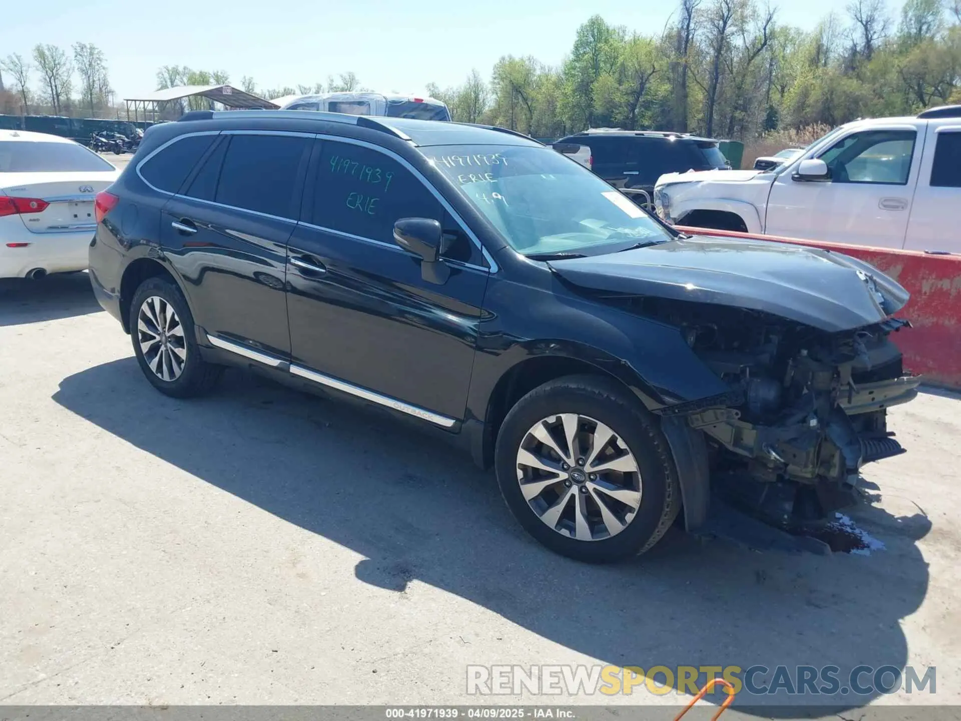 1 Photograph of a damaged car 4S4BSETC1K3394417 SUBARU OUTBACK 2019