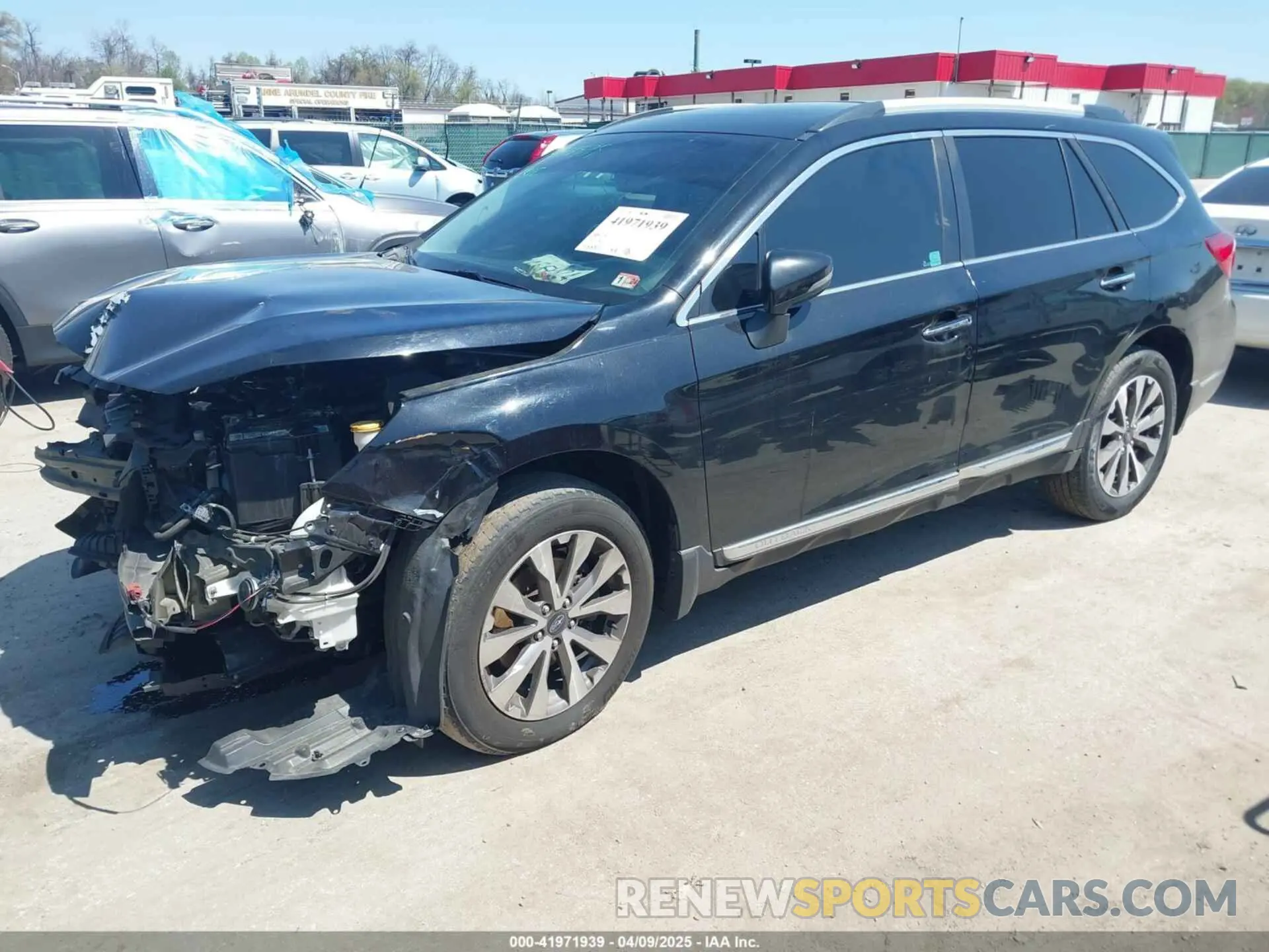 2 Photograph of a damaged car 4S4BSETC1K3394417 SUBARU OUTBACK 2019