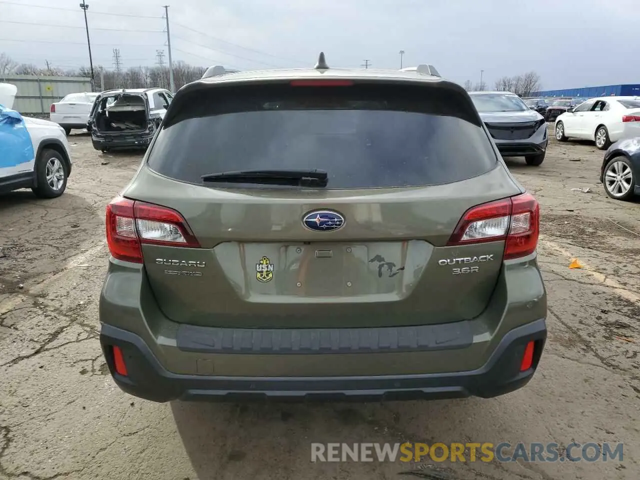 6 Photograph of a damaged car 4S4BSETC4K3295686 SUBARU OUTBACK 2019