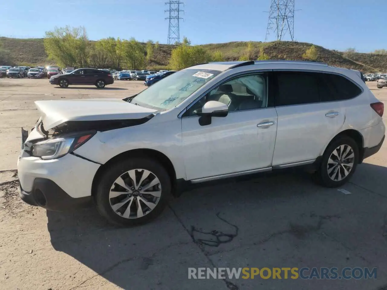 1 Photograph of a damaged car 4S4BSETC6K3211464 SUBARU OUTBACK 2019