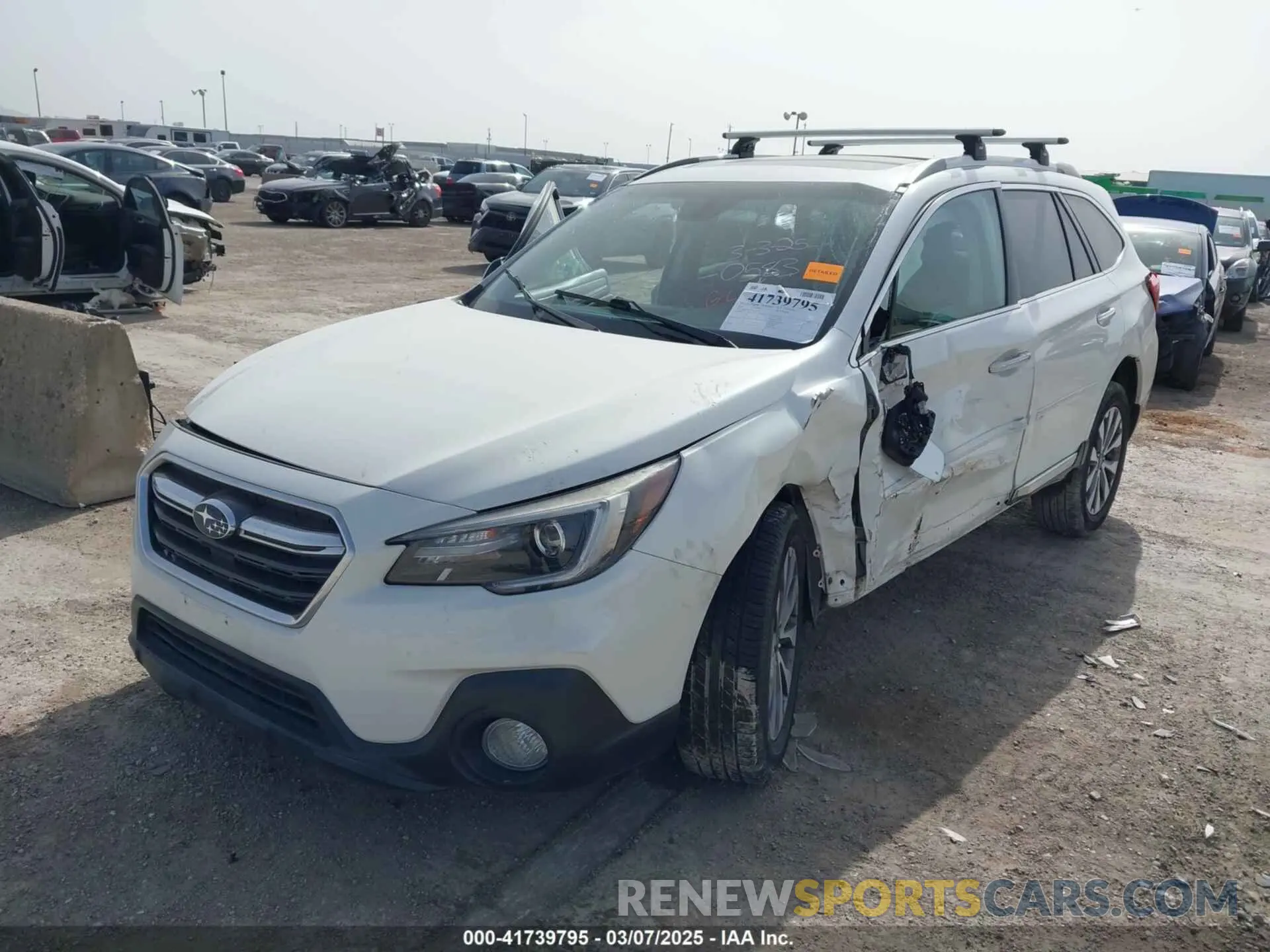 2 Photograph of a damaged car 4S4BSETCXK3242989 SUBARU OUTBACK 2019