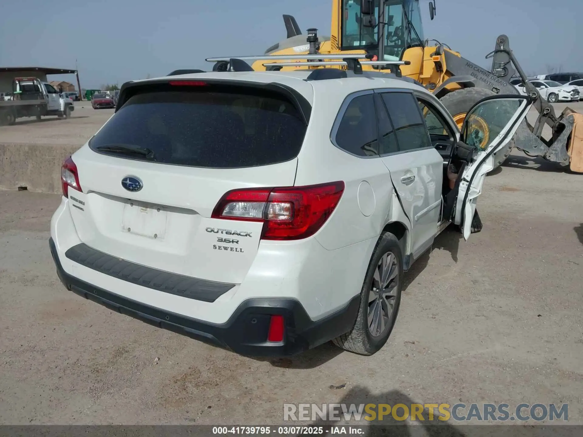 4 Photograph of a damaged car 4S4BSETCXK3242989 SUBARU OUTBACK 2019