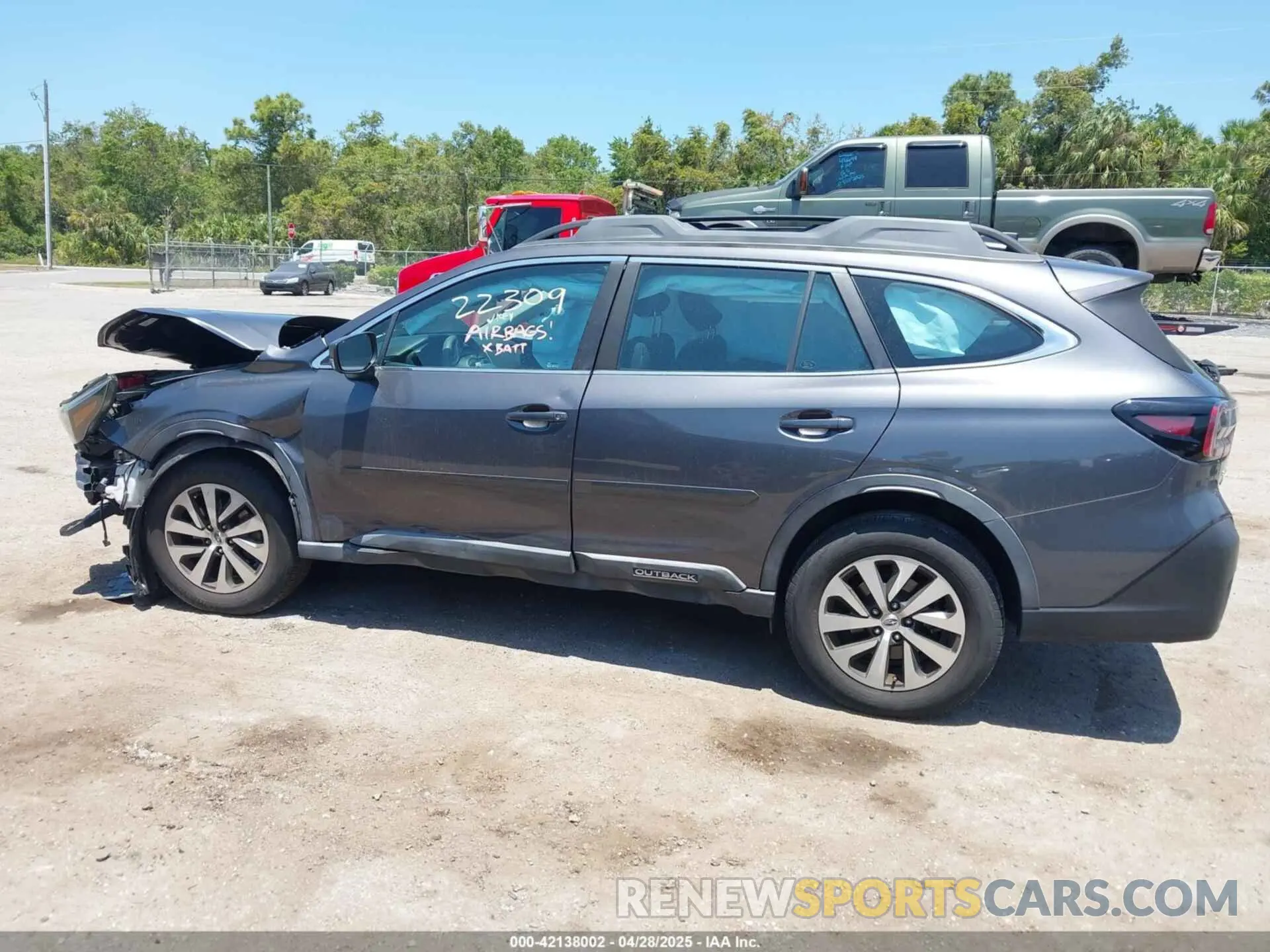 15 Photograph of a damaged car 4S4BTAAC2L3143528 SUBARU OUTBACK 2020