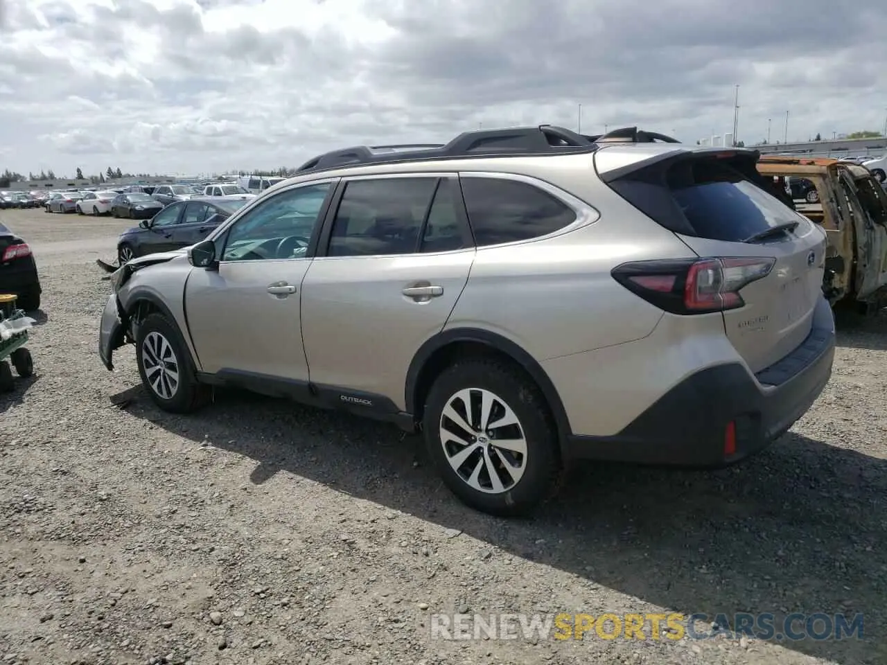 2 Photograph of a damaged car 4S4BTACC2L3115371 SUBARU OUTBACK 2020